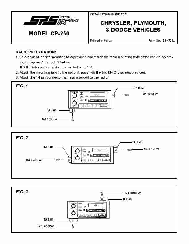 Audiovox Car Stereo System CP-250-page_pdf